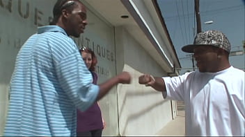 Cindy behr looks back over her shoulder and begs for his cock harder