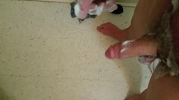 Jacking off in shower