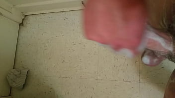 Jacking off in shower