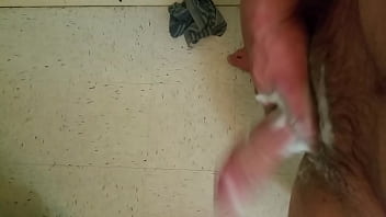 Jacking off in shower