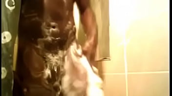 Showed off bbc male suded up showertime for ladies who love chocolate