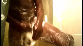 Showed off bbc male suded up showertime for ladies who love chocolate