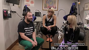 Channy crossfire sucks dick before getting blasted with cum