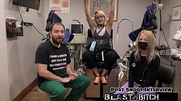 Channy crossfire sucks dick before getting blasted with cum