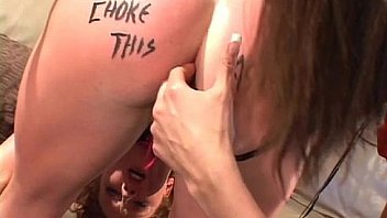 Ass of horny lesbian is shiny and smooth