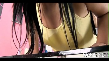 Stud is pissing in her throat