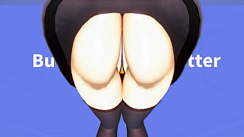 Kancolle ship bismarck motivates herself by doing naughty exercise