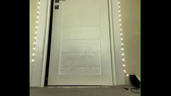 Masturbating with big vibrator