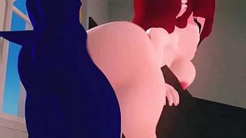 Girlfriend has sex with a blue hedgehog