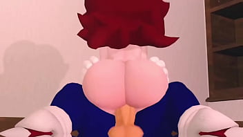 Girlfriend has sex with a blue hedgehog