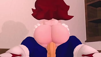 Girlfriend has sex with a blue hedgehog