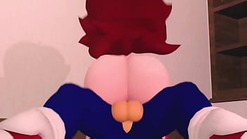 Girlfriend has sex with a blue hedgehog