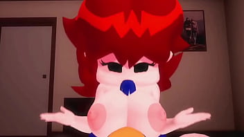 Girlfriend has sex with a blue hedgehog