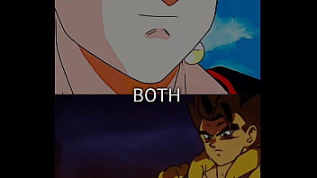 Edit of on who wins between gogeta and vegito