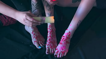 These Feet Only Get Excited With Kinky Games thumbnail