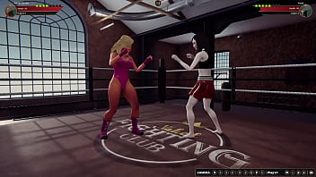 Bambi vs yuna nf3d female mma combat ring