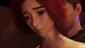 Projekt passion sexy red head licks balls and gives deep throat blowjob to big cock gaming