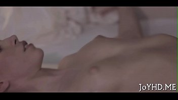 Cute teen seduces a lustful boy