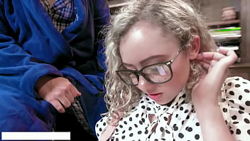 Tiny bookworm blonde