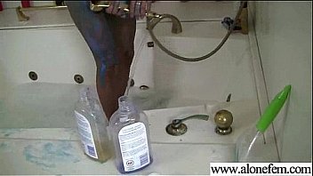 Nasty hot girl insert sex toys in holes to masturbate video 10