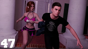 Being a dik #47 sneaking out of the prep's party with sage the beautiful busty red head