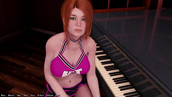 Being a dik #47 sneaking out of the prep's party with sage the beautiful busty red head