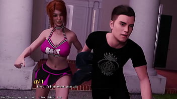 Being a dik #47 sneaking out of the prep's party with sage the beautiful busty red head