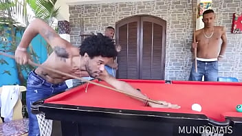 Sticking His Stick Pool Stick And Balls Up His Ass thumbnail