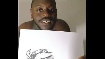 Drawing myself cuddling for free while wearing angel and devil halloween costume 2