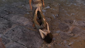 Skyrim b and l mod going on a quest and helping the poor and meeting the courier