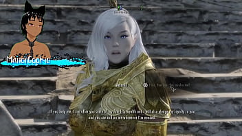 Skyrim b and l mod going on a quest and helping the poor and meeting the courier