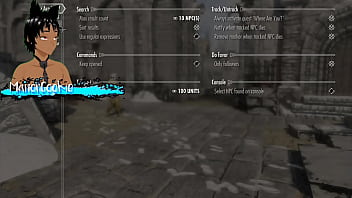 Skyrim b and l mod going on a quest and helping the poor and meeting the courier