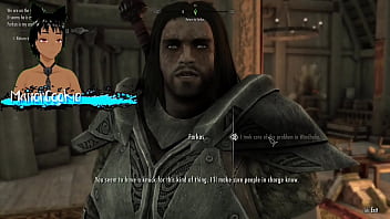 Skyrim b and l mod going on a quest and helping the poor and meeting the courier