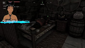 Skyrim b and l mod going on a quest and helping the poor and meeting the courier