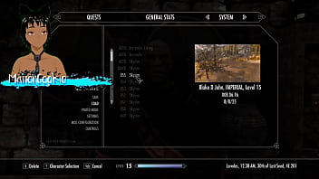 Skyrim b and l mod going on a quest and helping the poor and meeting the courier