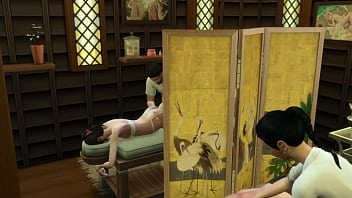 массаж закончился еблей