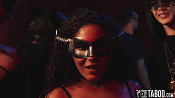 Big boobs milf therapist takes teen patient to a sex party and rails her in a threesome