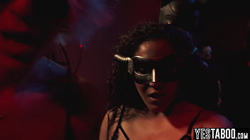 Big boobs milf therapist takes teen patient to a sex party and rails her in a threesome