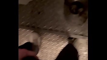 The most dirty toilet on the train want to piss on me in there and suck