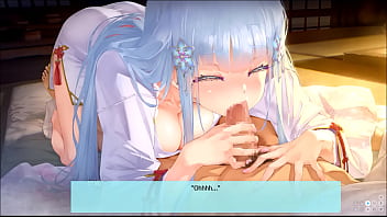 Snow white princess shirayuki hime gives a blowjob and sucking cum