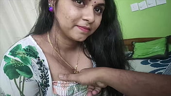 Indian girl in bed with lover sharing soft kisses and playful touches Indian girl in bed with lover sharing soft kisses and playful touches