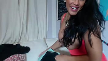 Maxine x has chosen her biggest dildos to perform a solo webcam show