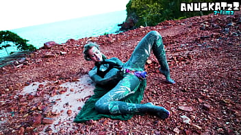 Outdoor anal dildo masturbation until i pee