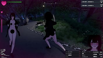 最近snsで話題の３ｍ女子が公園のベンチで聖水噴射！