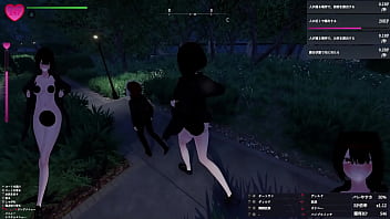 最近snsで話題の３ｍ女子が公園のベンチで聖水噴射！