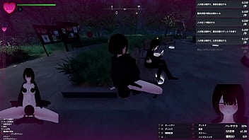 最近snsで話題の３ｍ女子が公園のベンチで聖水噴射！