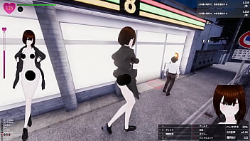 最近snsで話題の３ｍ女子が公園のベンチで聖水噴射！