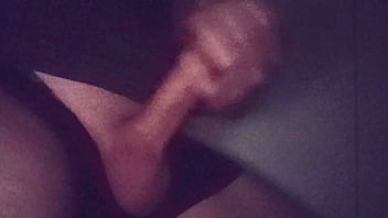 Stroking outside on the balcony