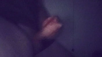 Stroking outside on the balcony