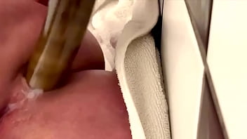 50cm long dildo anal masturbate with sweet orgasm and a lot juice from my pussy